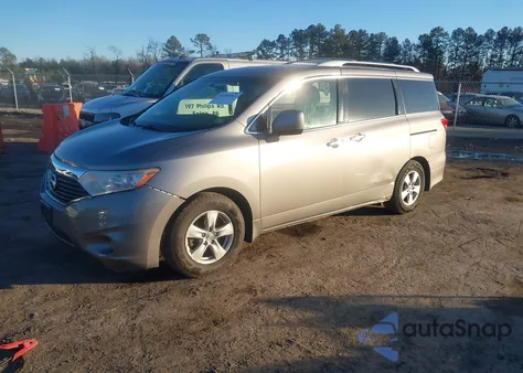 2012 Nissan Quest Sv z USA, uszkodzony, nr VIN JN8AE2KP1C9035520